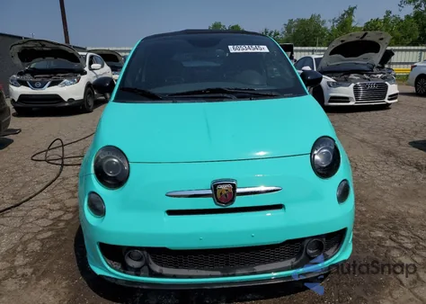 2015 Fiat 500 Abarth z USA, uszkodzony, nr VIN 3C3CFFJH4FT508331